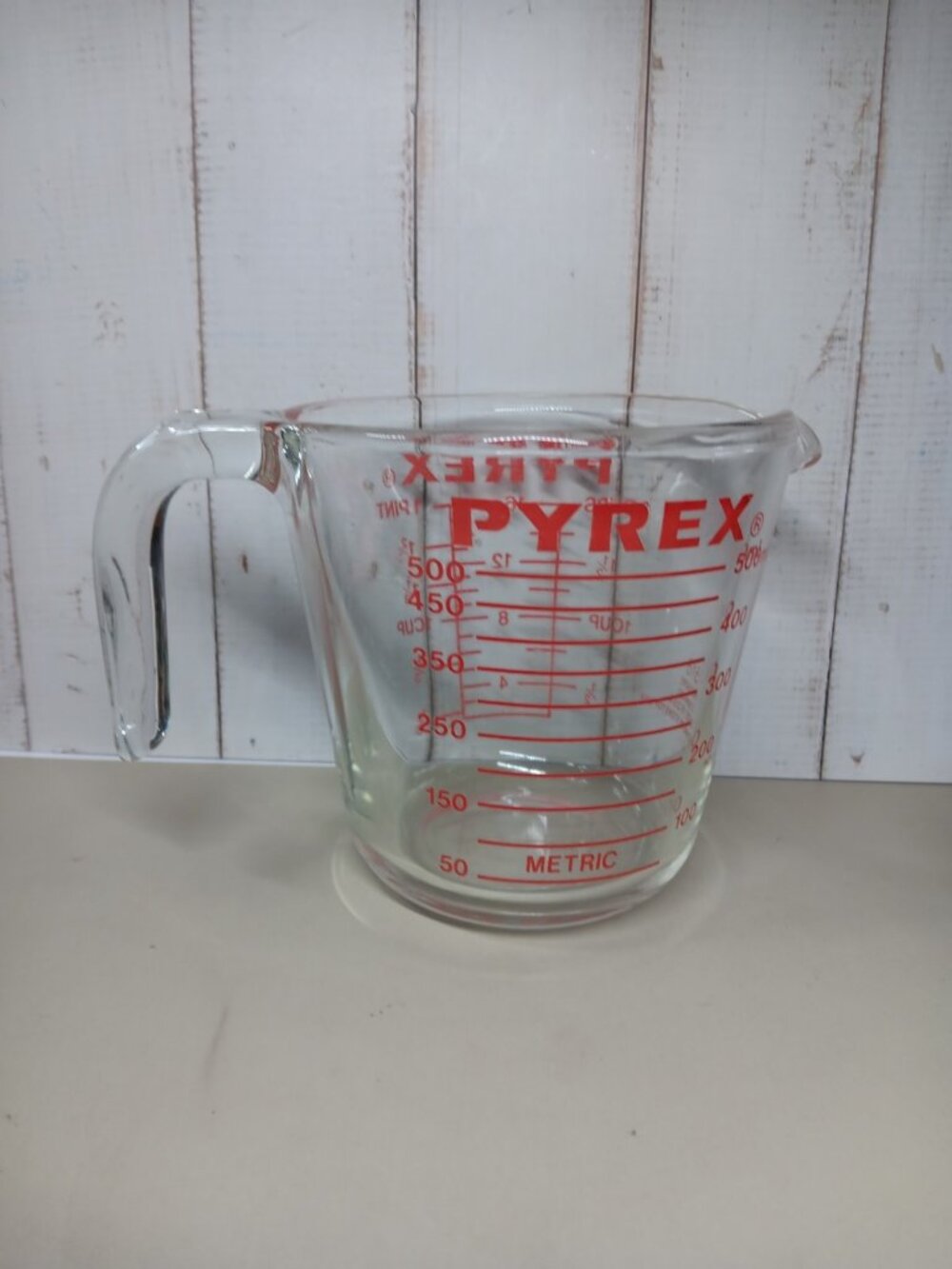 Vintage Pyrex Measuring Cup Set 2 Piece 1 Cup And 2 Cup Glass Kitchen Tool - Picture 8 of 13